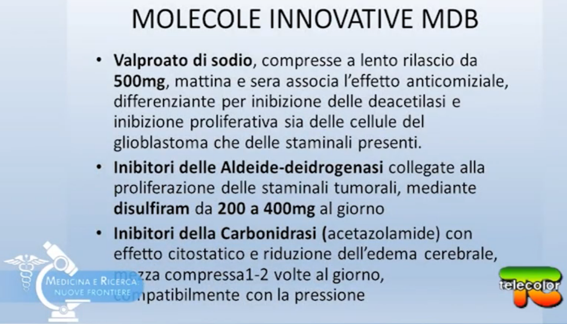 Molecole innovative nel Metodo Di Bella nei tumori cerebrali.