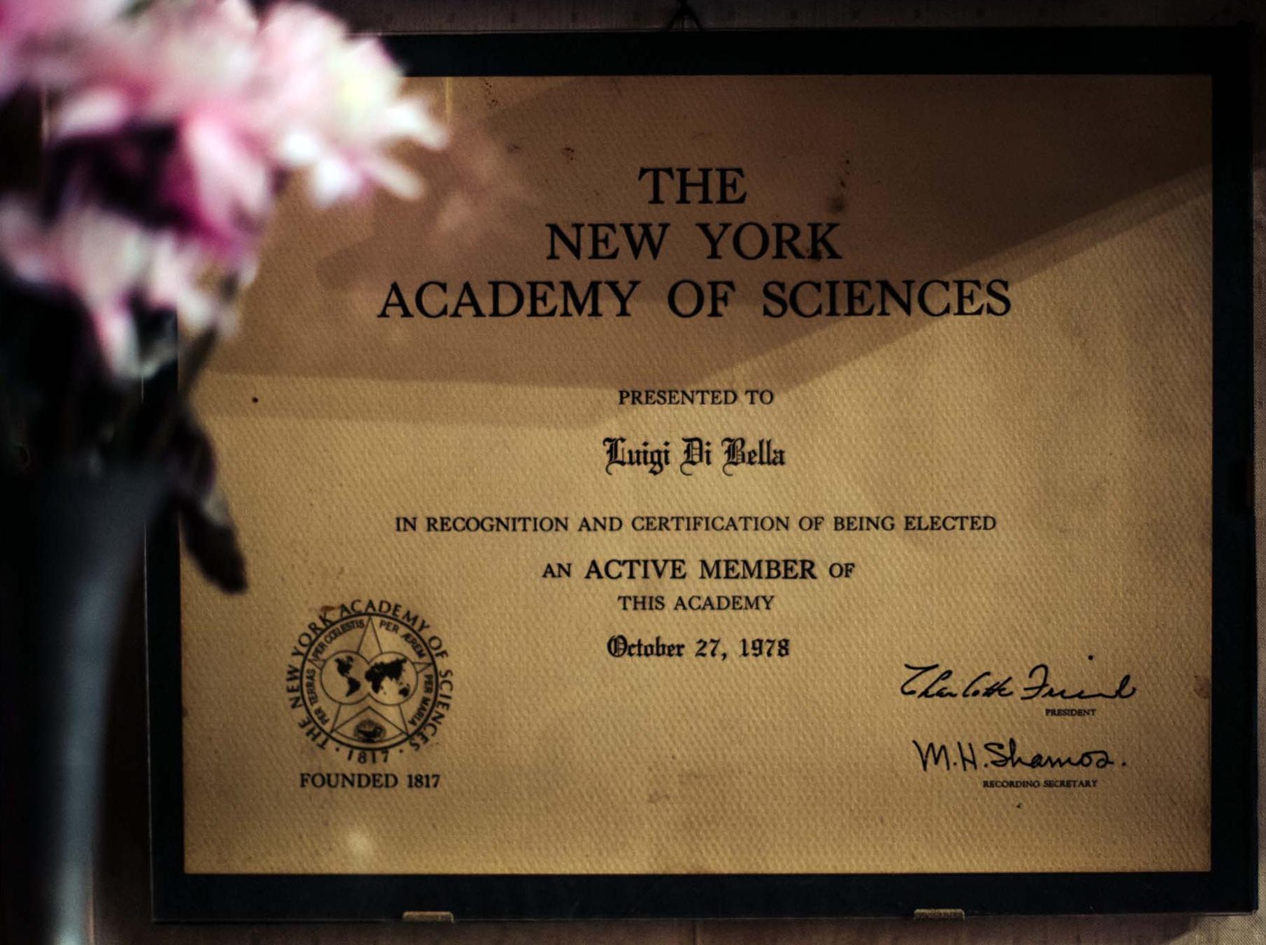 The New York Academy of Sciences.